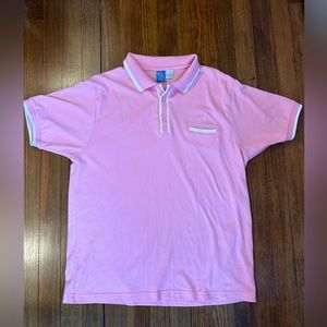 Vintage Men’s Pink Ocean Pacific Polo Mint! XL!